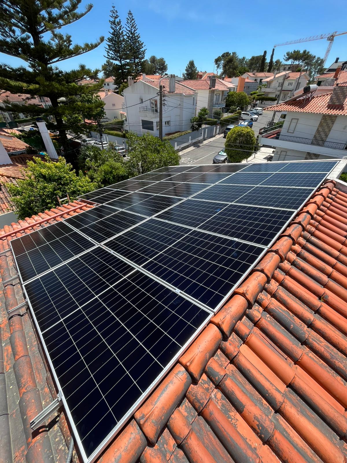 Imagem de instalação solar